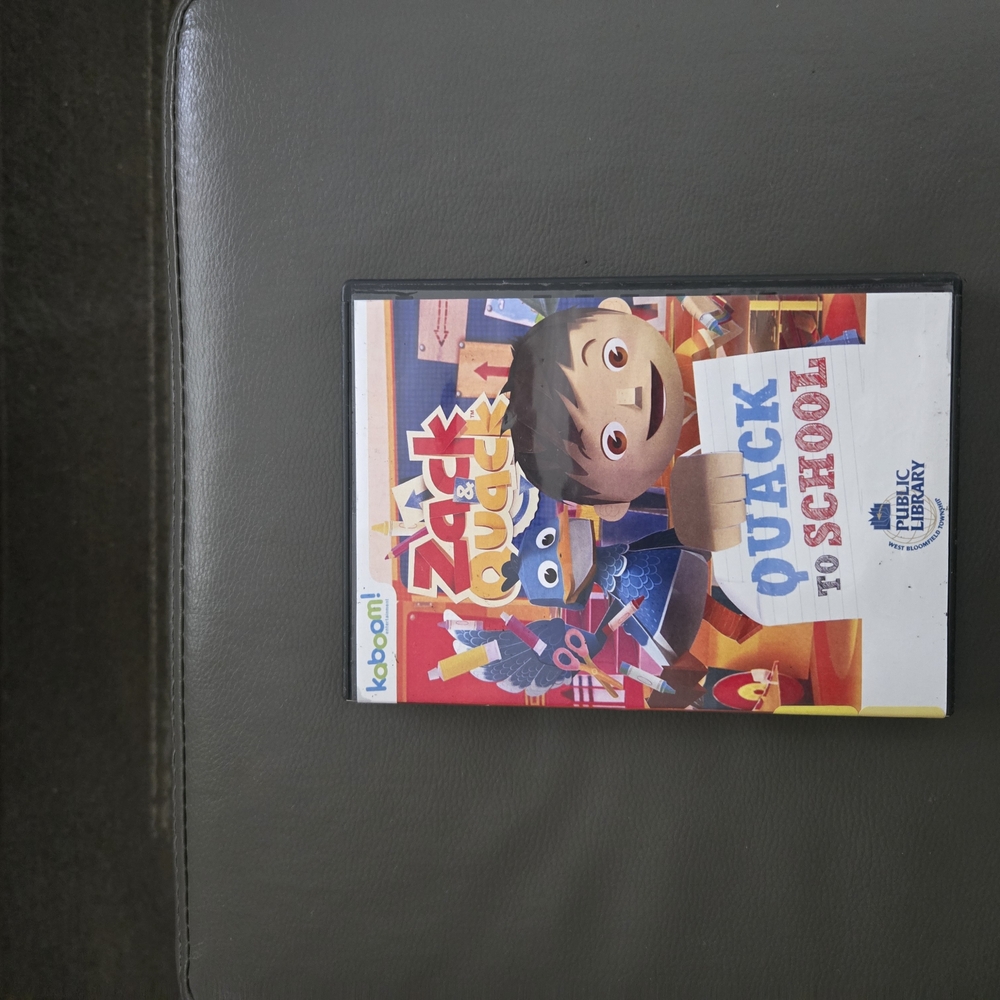 NWOT Zack & Quack Quack to School DVD